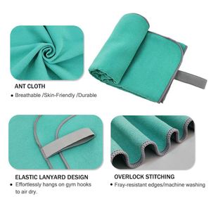 Serviette de sport en microfibre à séchage rapide, antimicrobienne, imprimée, avec logo personnalisé, pour la salle de sport - Product Image 2