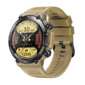 Montre connectée sportive avec écran IPS en alliage de zinc pour iOS, étanche, en silicone, avec fonction musique, météo, fréquence cardiaque, pression artérielle et réponse aux appels - Product Image 3