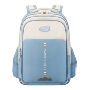 New Simple Fashion Schoolbag Students Light Large Capacity Easy to Receive Load Reduction Quality Backpack - Product Image 2