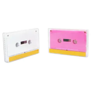 Blank Recording Tape Audio Mini Blank Records & Custom Cassette Tape untuk Merekam Beberapa Warna untuk Dipilih