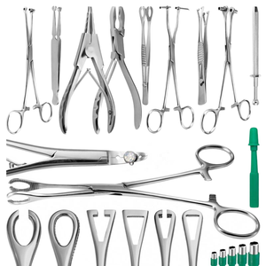 Pinzas de acero inoxidable para perforaciones corporales, alicates para anillos y bolas, para labio, ombligo y septum - Product Image 1