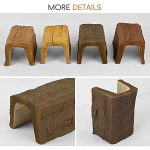 Everwall Fabrica <span class=keywords><strong>Vigas</strong></span> Decorativas de <span class=keywords><strong>Poliuretano</strong></span> (PU) de Alta Densidad, Hermosas y Económicas, Imitación Madera para Diseño de Interiores - Product Image 4