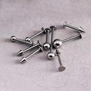 Pendientes de moda Freya Classic de acero inoxidable grado implante con parte trasera plana, tipo push-pin, para piercing labret, <span class=keywords><strong>flecha</strong></span>, hélice, <span class=keywords><strong>tragus</strong></span> - Product Image 5