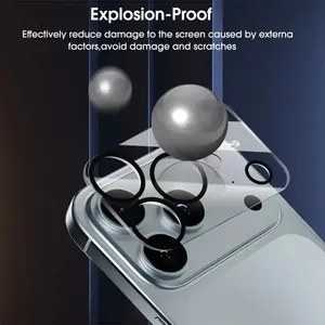 Nuove Pellicole Protettive per Obiettivo Fotocamera in Vetro Temperato per <span class=keywords><strong>iPhone</strong></span> 17 ProMax/17 <span class=keywords><strong>Pro</strong></span>/17 Air Copertura Trasparente HD Impermeabile - Product Image 3