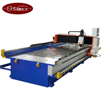 Machine à rainurer CNC automatique à portique de 3200 mm, moteur 7 kW, roulement à billes, rainurage quatre côtés pour tôles (nouvelle conception horizontale)