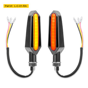 <span class=keywords><strong>Clignotant</strong></span> dynamique de moto 12V 2835 24 LED-Support M10, <span class=keywords><strong>3</strong></span> modes, Plug - and - Play - CE/E24 pour EU/US/ME - Product Image 5