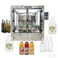 Machine de remplissage et d'emballage entièrement automatique pour bouteilles PET de jus de fruits, pour usine de boissons, projet clé en main