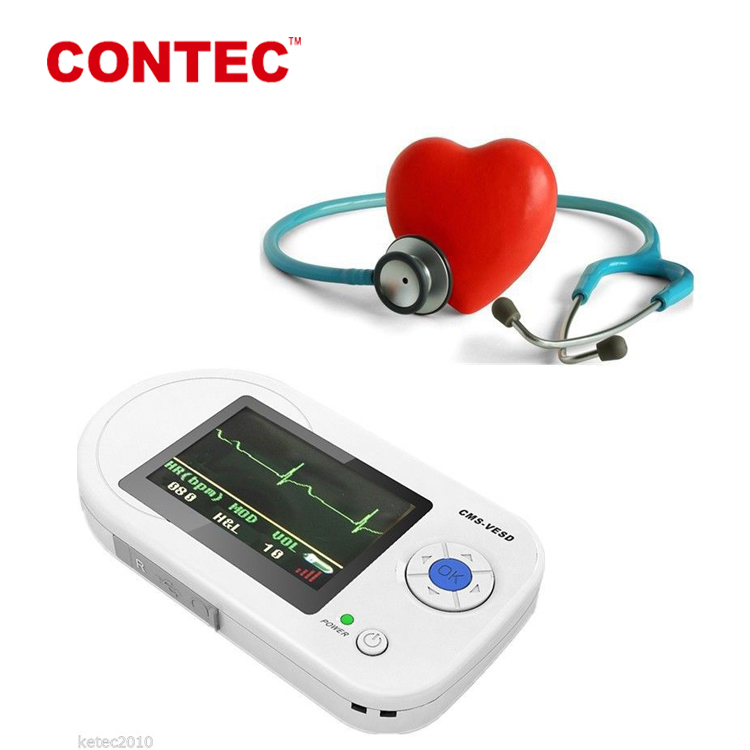 Stéthoscope numérique visuel multifonctionnel médical électronique de cardiologie de SPO2 de CMS-VESD de CONTEC superbe de Sep