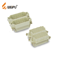 WEIPU 250V Multi Core 10A Ip65 Femelle Aviation Power Fil Électrique Connecteur Circulaire Cuivre Crimp Terminal