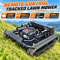Pengiriman Gratis CE EPA 900mm Disetujui Mesin Pemotong Rumput RC Segala Medan Robot Pemotong Rumput untuk Dijual