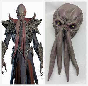 Máscara <span class=keywords><strong>de</strong></span> Látex <span class=keywords><strong>de</strong></span> Demonio Illithid <span class=keywords><strong>de</strong></span> Baldur's Gate 3, con Auriculares, Accesorio <span class=keywords><strong>de</strong></span> Halloween, Terror, <span class=keywords><strong>Fantasma</strong></span> - Product Image 6