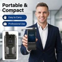 AT9000 Alat Tes Napas Sel Bahan Bakar Akurasi Tinggi Alarm Suara+Lampu Printer Terintegrasi Kamera GPS 4G Penguji Alkohol untuk Lalu Lintas