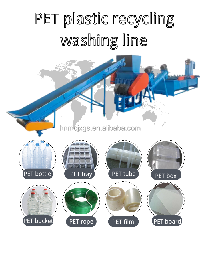 Plastic Washing Line Efficient PET Bottle Recycling