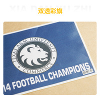 Bannière personnalisée grand format avec logo pour match de football, supporters et fans, drapeau de supporter
