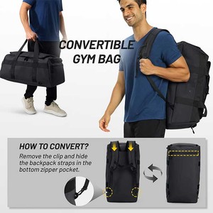 Mochila de Viaje Deportiva Personalizada de 60L, con Compartimento para Zapatos, para Escalada en Montaña, para Hombre - Product Image 2