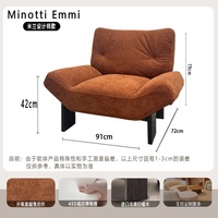 Fauteuil de bureau GUXI Business EMMI Amy réglable, design moderne, protection de la colonne vertébrale, tissu en lin imperméable, pour la maison, le bureau et la salle à manger