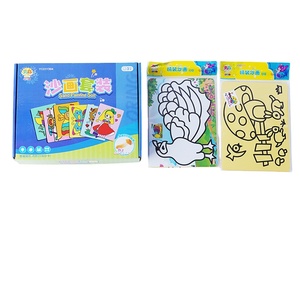 Factory Supply Sand Art Pictures And Bottles Combination 8 Color Sand Art Painting Set