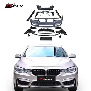 CLY Car bumpers For BMW 3 Series F30 F35 320i 328i 335i Facelift M5 Body kit Grilles Fenders Side Skirt rear car bumper diffuser