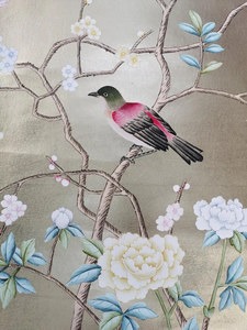 <span class=keywords><strong>Papel</strong></span> <span class=keywords><strong>Tapiz</strong></span> Mural Floral con Hojas Doradas en 3D Pintado a Mano Personalizado, Decoración de <span class=keywords><strong>Pared</strong></span> de Lujo China <span class=keywords><strong>para</strong></span> Dormitorio, Sala de Estar y Comedor - Product Image 2