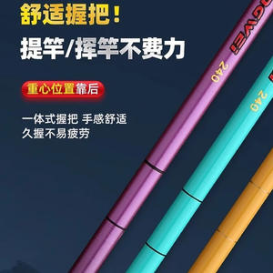 Caña de pescar telescópica Eaduikuee de 2M, acción media, para agua dulce, para principiantes, diseño compacto de sección corta - Product Image 4