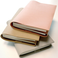 Housse de carnet simple en cuir PU, support de carnet remplaçable, protège-page portable pour carnet, étui de protection pour pages intérieures