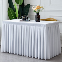 Nappe de table unie en peluche personnalisable, directement de l'usine, lavable et imperméable, idéale pour banquets et mariages