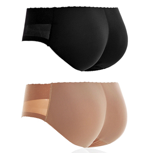 Mutandine di controllo traspirante da <span class=keywords><strong>donna</strong></span> con Lifter di culo imbottito per rinforzare i fianchi finti <span class=keywords><strong>slip</strong></span> Push-in Shaper da forma a forma di - Product Image 1