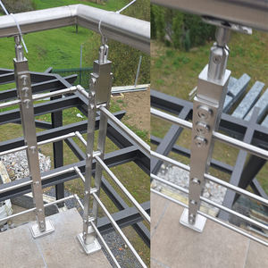 Design Personalizado de Corrimão para Escadas em Aço Inoxidável Sem Moldura, Sistema de Corrimão de Vidro para Escadas e Varandas - Product Image 5