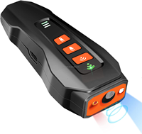 Dispositif anti-aboiement Saijzek 1200 mAh pour chiens, dispositif de dissuasion contre les aboiements de chien, arrêt des aboiements de chien, portée de 50 pieds, rechargeable, indicateur LED