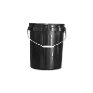 2024 New 20 liter painted plastic bucket 20L with lid 5 gallon metal handle