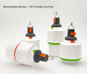 Bombilla LED de Emergencia Telescópica de 20W con Base E27/B22, 6-8H de Duración, Amplio Rango de Voltaje, Carga Rápida, 6500K, Alto CRI 80, para Cortes de Energía Domésticos y Camping - Product Image 6