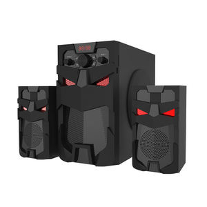 Nouveaux haut-parleurs en bois pour ordinateur portable et ordinateur de bureau, audio multimédia haute fidélité 2.1 avec caisson de basses - Product Image 3