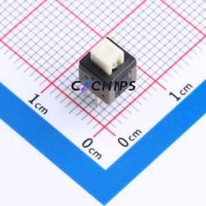 PS-5824DVA-4PL Push Button Switch Through hole Component (THT) Switch Self-Locking Rectangle Plunger 500mA 24V - Product Image 1