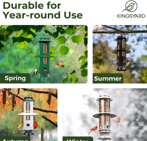 Tempat Makan Burung Anti Tupai Kapasitas Besar 3Lb, Mudah Dibersihkan, Isi Ulang, Tren Terbaru, Grosir Pabrik, Logam Gantung untuk Luar Ruangan - Product Image 4