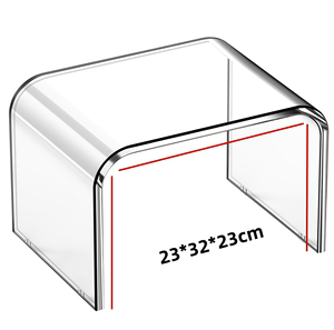 Tabouret d'appoint <span class=keywords><strong>en</strong></span> acrylique <span class=keywords><strong>transparent</strong></span> de style nordique, marchepied antidérapant <span class=keywords><strong>transparent</strong></span>, mobilier minimaliste multi-usages pour la maison - Product Image 6