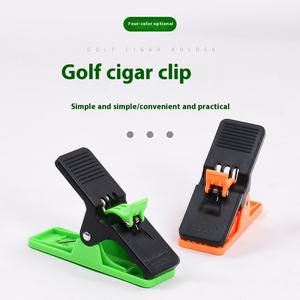 Nouveau porte-cigarettes de golf en plastique ABS du fabricant accessoire de pince à cigares de golf à transport facile - Product Image 1