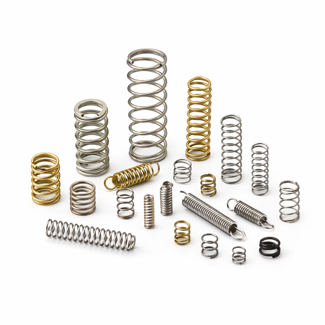 Custom Industrial Stainless Steel Cylindrical Flat Wire Coils Compression Spring 20mm OD/10mm ID Left/Right Helix 15mm Extended
