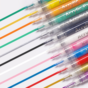 ปากกาเพ้นท์เล็บลายกราฟฟิกกันน้ำ ดีไซน์ยอดนิยม 12 สี สำหรับทำเล็บเจลอะคริลิค เหมาะสำหรับร้านเสริมสวย - Product Image 6