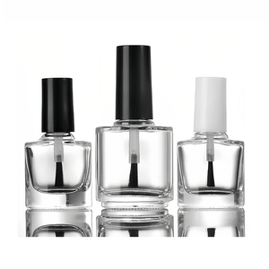 Nhà máy bán rõ ràng <span class=keywords><strong>Glass</strong></span> Nail Polish chai <span class=keywords><strong>5ml</strong></span> 6ml 10ml 15ml Công suất rỗng và bơm lại với nắp và bàn chải - Product Image 6