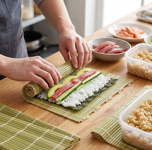 Tapete de Bambú Desechable y Biodegradable para Enrollar <span class=keywords><strong>Sushi</strong></span>, para Restaurantes de <span class=keywords><strong>Sushi</strong></span> - Product Image 6