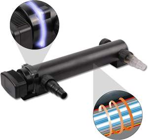 220v 50hz prise ue CUV-336 Aquarium eau étang poisson fournitures <span class=keywords><strong>pour</strong></span> animaux de compagnie réservoir <span class=keywords><strong>UV</strong></span> stérilisateur UVC <span class=keywords><strong>lampe</strong></span> <span class=keywords><strong>pour</strong></span> maison jardin étang - Product Image 4