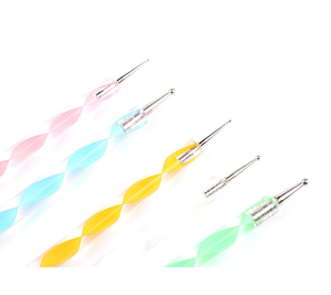 Venta al por mayor 5 unids/set Nail Dotting Pen <span class=keywords><strong>de</strong></span> doble extremo Nail Art Point Drill Tool Dot Paint <span class=keywords><strong>Kit</strong></span> <span class=keywords><strong>de</strong></span> manicura <span class=keywords><strong>para</strong></span> Nail Art - Product Image 6