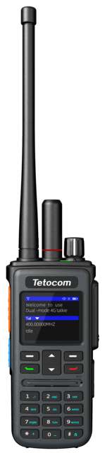 Tetocom Handheld K85 4G LTE POC Two Way Radio Walkie Talkie  2800mAh Battery 10W Dual Mode IP67 Global