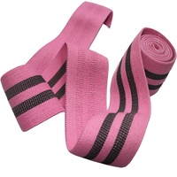 Banda elástica de poliéster resistente de 80MM, vendaje de fitness estirable, correa de ejercicio de fuerte resistencia