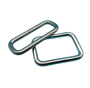 Accesorios de Metal para Equipaje, Diseño 2026, Hebilla Cuadrada Plateada - Product Image 3