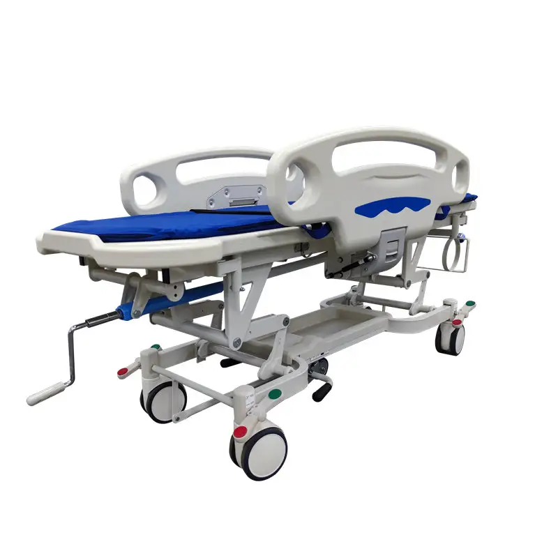 Fabriek Prijs Kliniek Ziekenhuis Noodhulp Patiënt Transport Brancard Trolley Medische Redding Transfer Bed