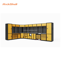 Rockshell Chariot à outils en métal Poste de travail Armoires de garage Organisateur Boîte à outils de garage Système d'organisation de poste de travail de garage