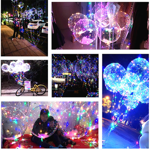 Lighting Luminous Bobo <b>Balloons</b> for Outdoor Summer Wedding Decoration Supply Happy Birthday Christmas <b>Led</b> Party Bobo <b>Balloon</b> Set - Product Image 5