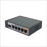 Mikrotik Hex S Rb760igs tam Gigabit 5-port elektrik bağlantı noktası 1 optik Port POE ROS Router zayıf akım kutusu yeni kablosuz Guangdong