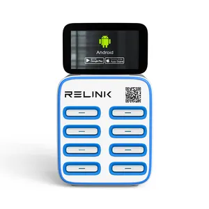 Carregador portátil de energia compartilhado, 8 espaços, estação de aluguer de banco de energia - Product Image 2